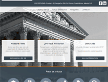 Tablet Screenshot of gbabogados.org